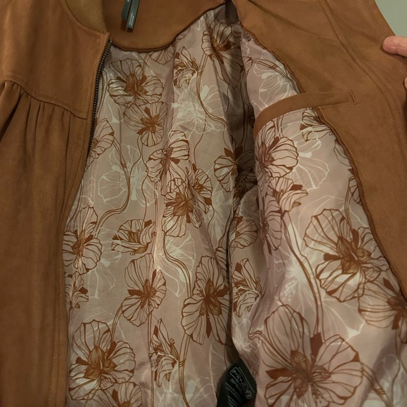 Anthropologie Rust Bomber Jacket - Picture 8 of 9